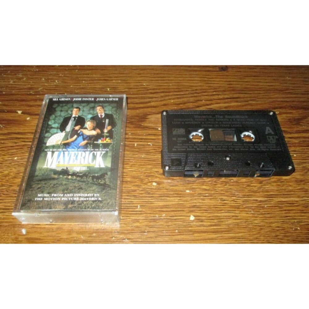 Maverick soundtrack on cassette (Atlantic Records, Canada, 1994)